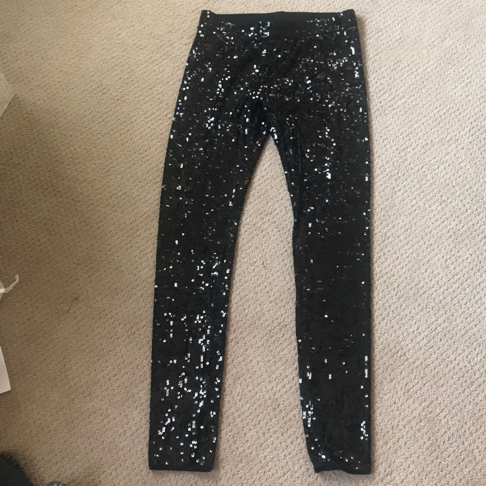 Express design studio sequins leggings